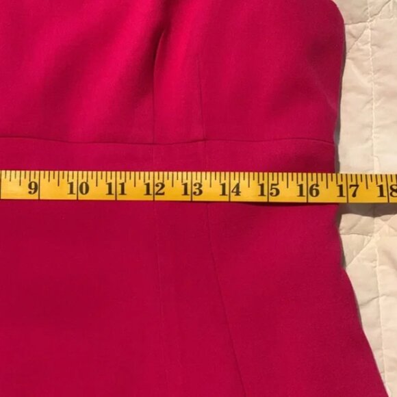 Kate Spade “Sicily” Pink A-Line Crepe Dress 14  Full Zip Back SEE PICS - Picture 10 of 12